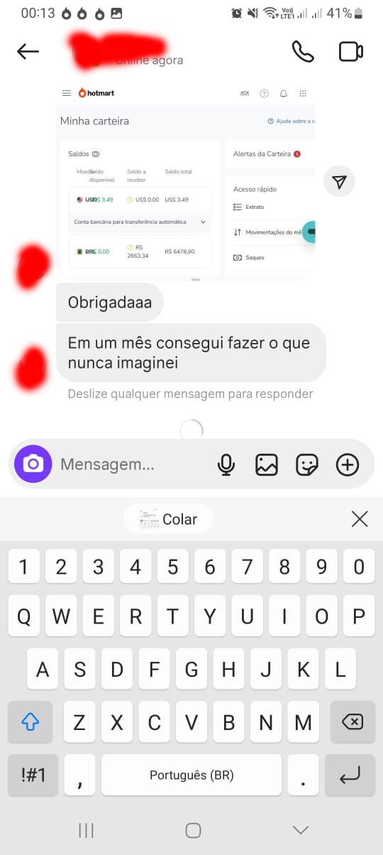 Depoimento de cliente